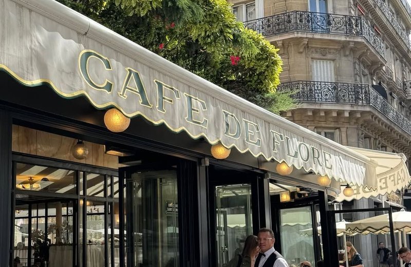 A Parisian café terrace